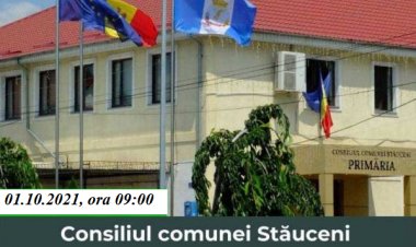 Consiliul comunei Stăuceni se întrunește în ședință