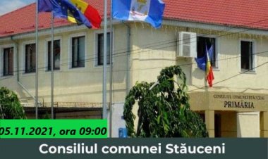 Consiliul comunei Stăuceni se întrunește în ședință