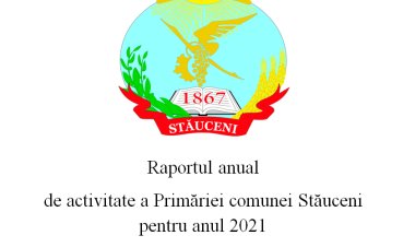 Raport de activitate pentru anul 2021