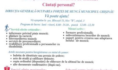 ℹ️ Stimați locuitori ai comunei Stăuceni, ✅ Agenția Națională pentru Ocuparea Forței de Muncă vine cu un apel pentru cei...