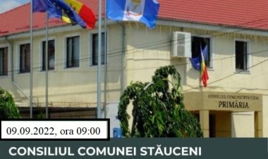 Ședința Consiliului comunal Stăuceni