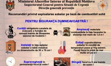 Recomandări privind exploatarea sobelor pe bază de combustibil solid