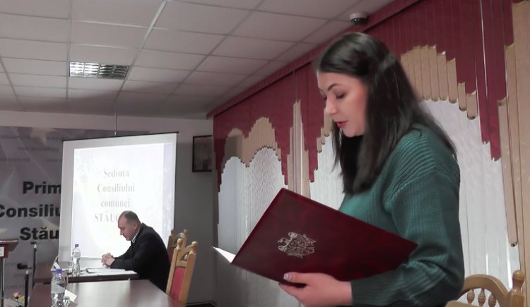 Ședința Consiliului com. Stăuceni din 22 decembrie 2023.