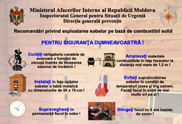 Recomandări privind exploatarea sobelor pe bază de combustibil solid