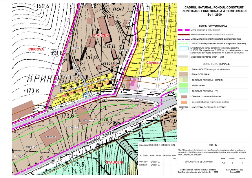 Anunț privind consultarea publică a Planului Urbanistic de Detaliu