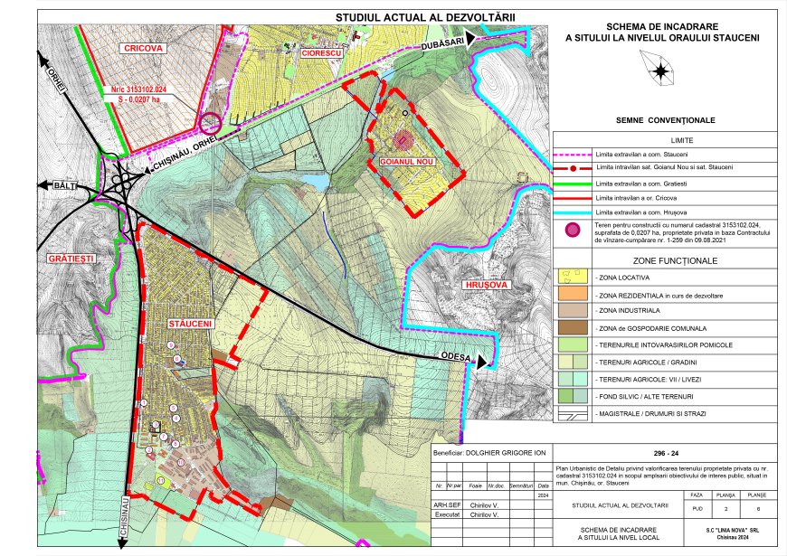 Anunț privind consultarea publică a Planului Urbanistic de Detaliu