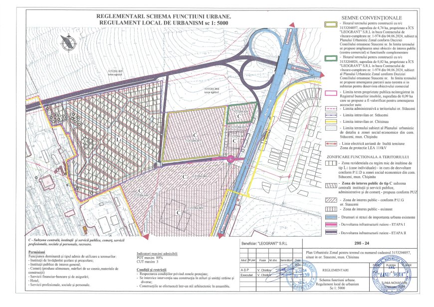 Anunț privind consultarea publică a Planului Urbanistic Zonal
