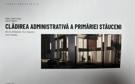 Anunț privind consultarea publică a proiectului de decizie „Cu privire la construcția unui nou sediu al primăriei orașului Stăuceni”