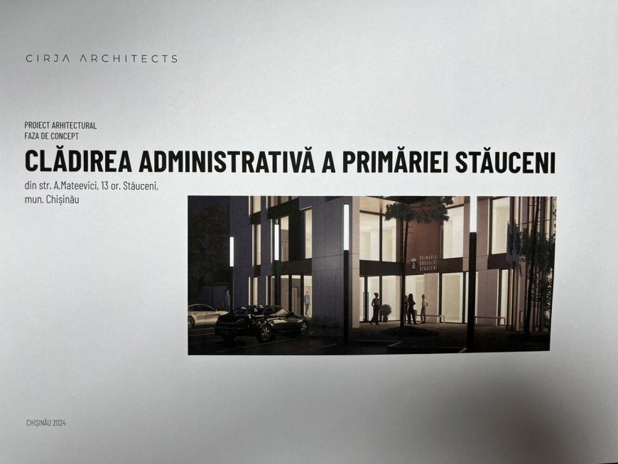 Anunț privind consultarea publică a proiectului de decizie „Cu privire la construcția unui nou sediu al primăriei orașului Stăuceni”