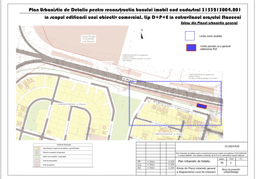 Anunț privind consultarea publică a PUD-ului