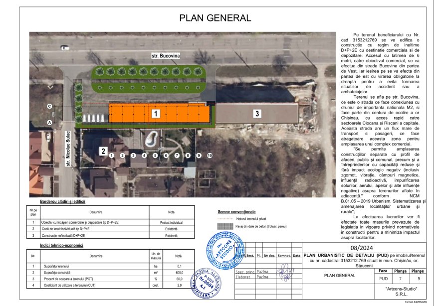 Anunț privind consultarea publică a PUD-ului