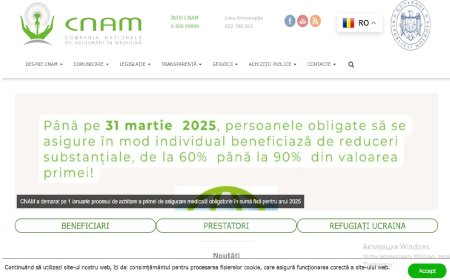 ‼️ Agenția Teritorială Centru a Companiei Naționale de Asigurări în Medicină (CNAM) vă aduce la cunoștință că, până la 31 martie 2025, inclusiv, sunt oferite facilități pentru achitarea primei de asigurare obligatorie de asistență medicală (AOAM) în sumă fixă, conform Legii fondurilor AOAM pentru anul 2025.