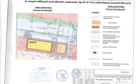 Anunț privind consultarea publică a Planului Urbanistic de Detaliu