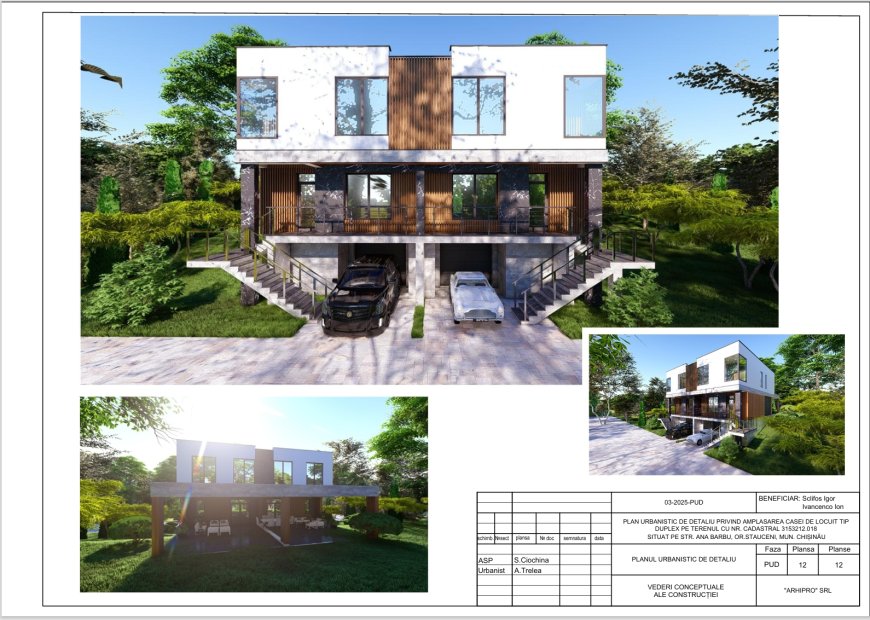 Anunț privind consultarea publică a Planului Urbanistic de Detaliu