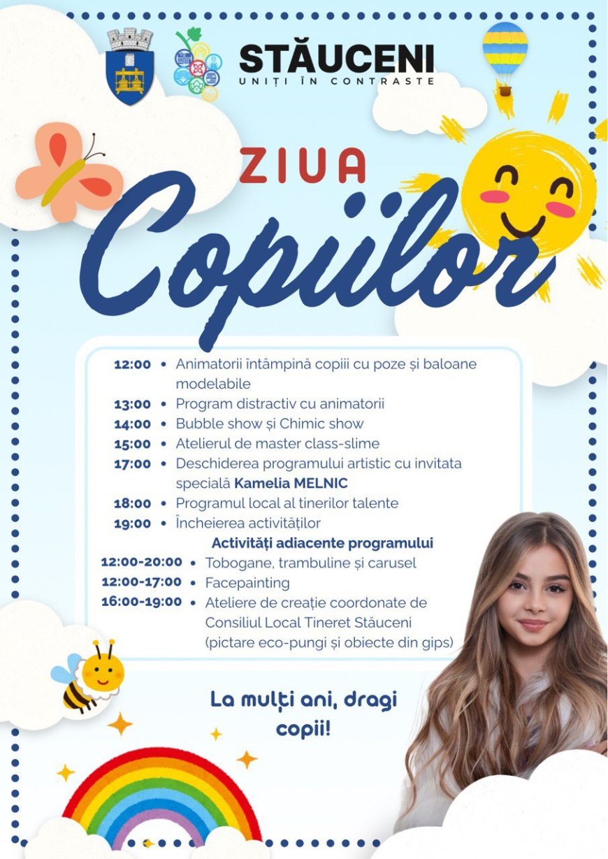 1 Iunie – Ziua Copiilor în Stăuceni și Goianul Nou