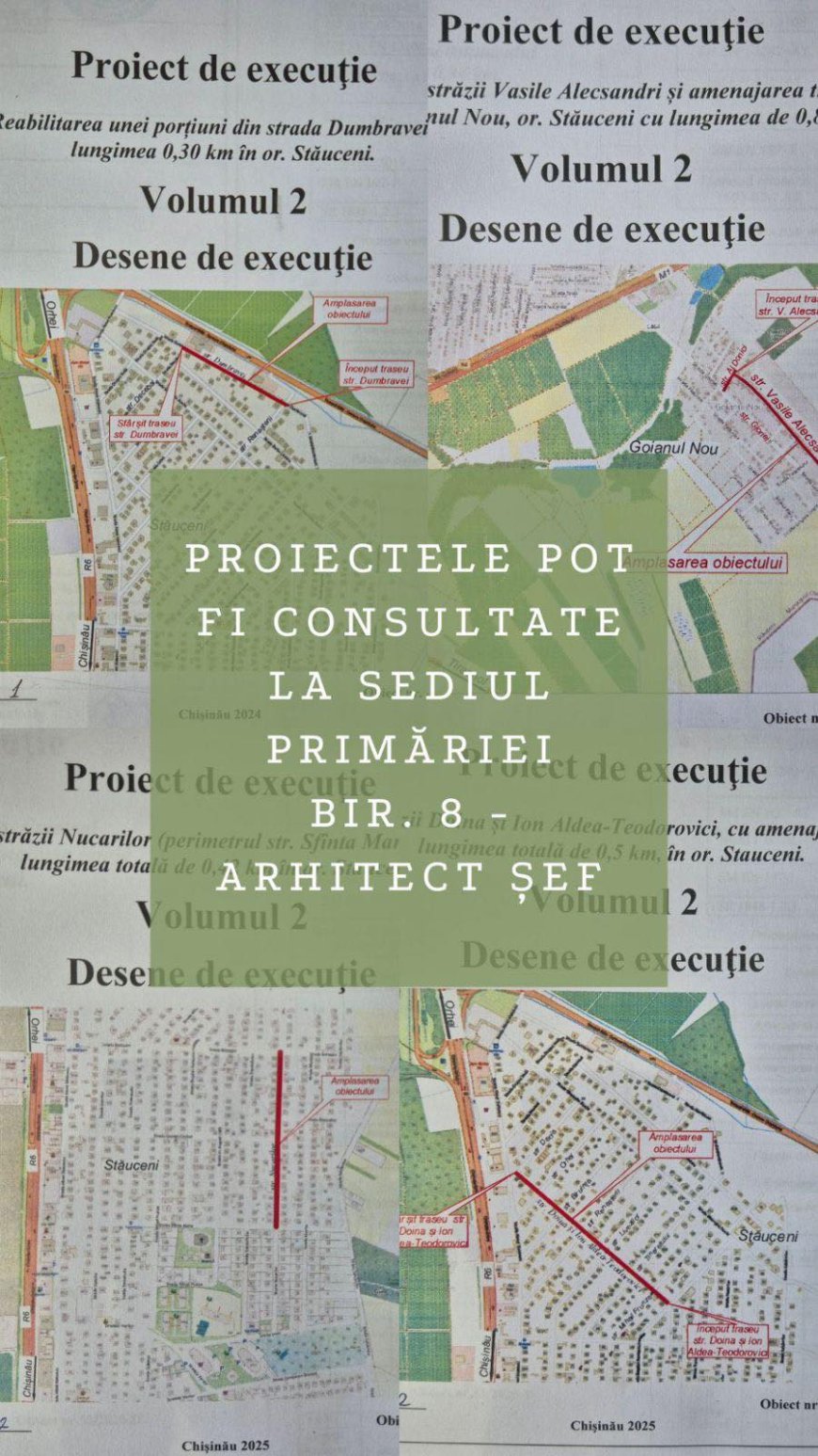 Stimați stăuceneni, Vă informăm despre proiectele de reabilitare și modernizare a infrastructurii rutiere demarate în...