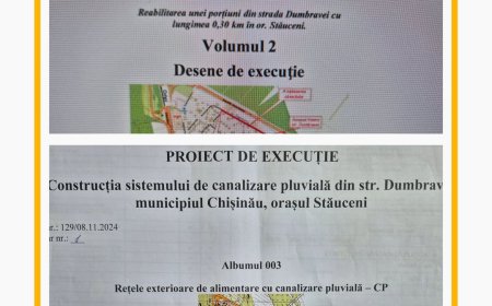 Stimați locuitori,   Încep lucrările pe strada Dumbrava!