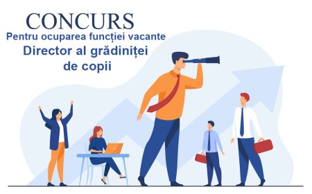 Anunț privind etapa a III-a concursului la funcția de director al Instituției de Educație Timpurie Grădinița de copii „Sălcioara”.