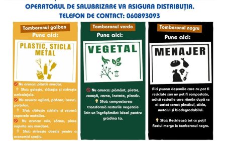 Începe distribuția tomberoanelor! Primăria orașului Stăuceni informează locuitorii că de mâine, 9 decembrie 2025, începe...