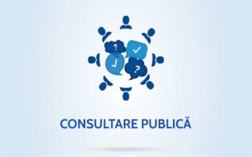 Anunț privind consultarea publică a Studiului de fundamentare.
