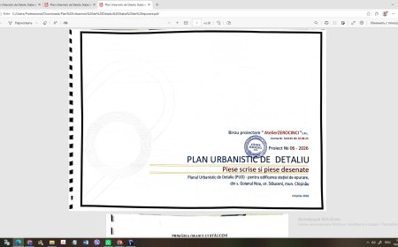 Anunț privind consultarea publică a Planului Urbanistic de Detaliu pentru edificarea unei stații de epurare în s. Goianul Nou, or. Stăuceni, Beneficiar FPC Rogob SRL