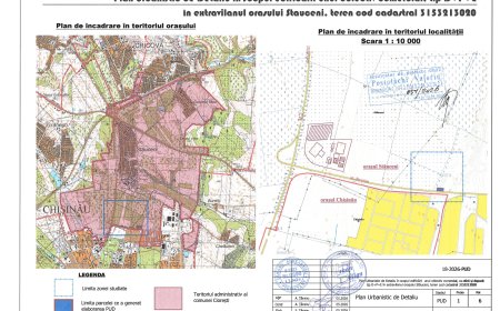 Anunț privind consultarea publică a Planului Urbanistic de Detaliu cîn scopul edificării unui obiectiv comercial cu oficii și depozit în extravilanul orașului Stăuceni