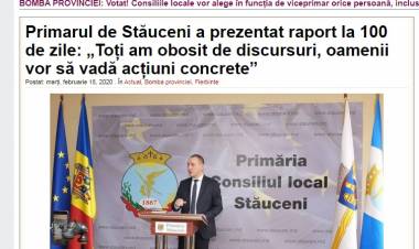 Primarul de Stăuceni a prezentat raport la 100 de zile: „Toți am obosit de discursuri, oamenii vor să vadă acțiuni concrete”