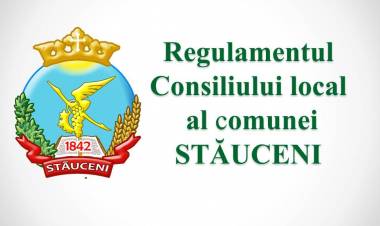 Regulamentul privind constituirea și funcționarea Consiliului comunei Stăuceni