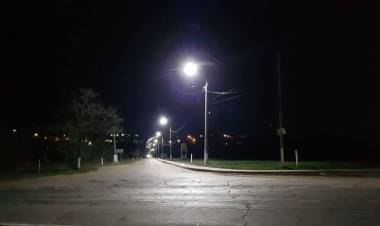 Iluminat public în Goianul Nou