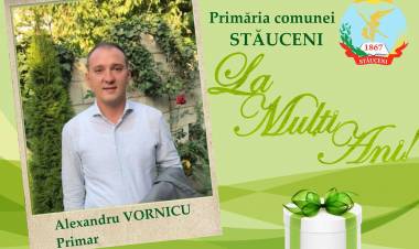 Mesaj de felicitare cu prilejul zilei de naștere a Primarului Alexandru VORNICU