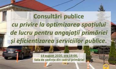 Invitație la consultări publice!