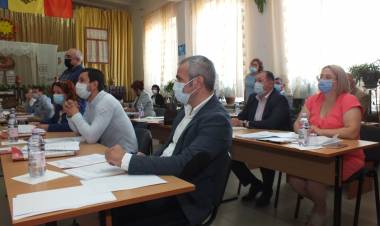 Consiliul comunei Stăuceni s-a întrunit în ședință în incinta Casei de Cultură din Goianul Nou