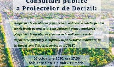 Ședință de consultare publică a două Proiecte de Decizii