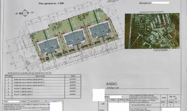 Consultare publică a PUD-ului privind construirea „a trei case de locuit pentru două familii de tip S+P+E+T”