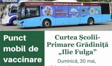 Punct mobil de vaccinare antiCOVID-19 în Stăuceni