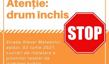 Atenție! Drum închis.