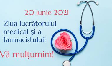 Mesaj de felicitare cu prilejul Zilei lucrătorului medical și a farmacistului