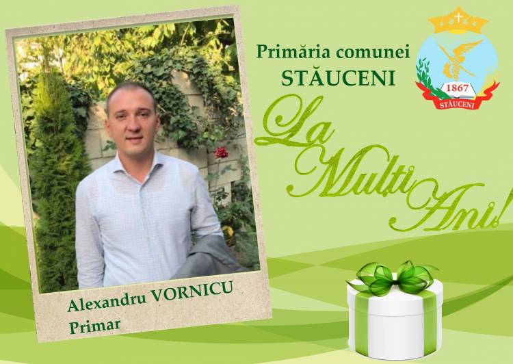 Mesaj de felicitare cu prilejul zilei de naștere a Primarului Alexandru VORNICU