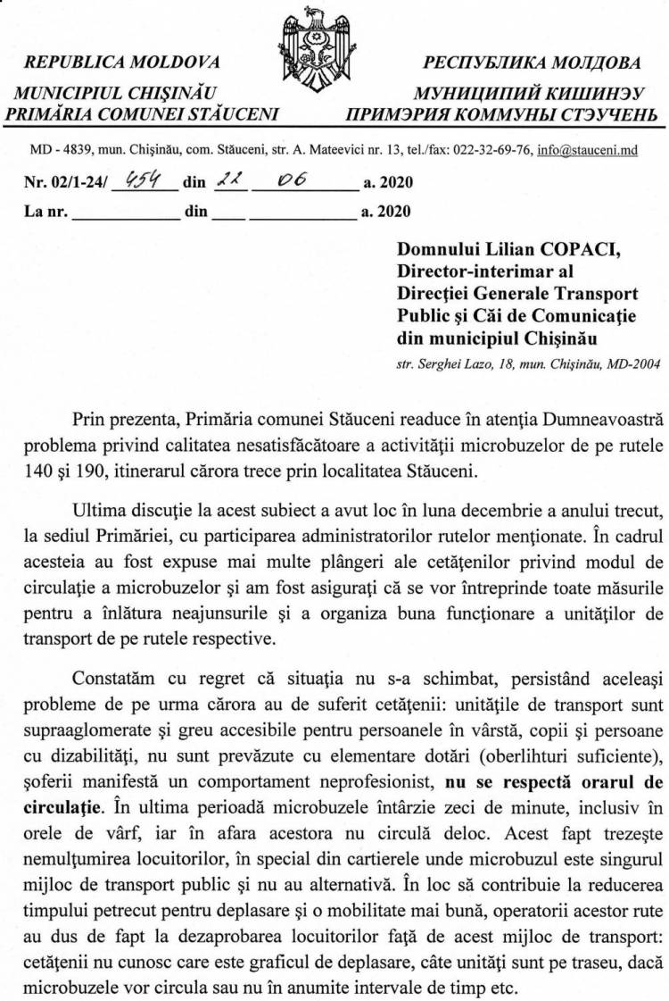 Cu referire la ACTIVITATEA MICROBUZELOR