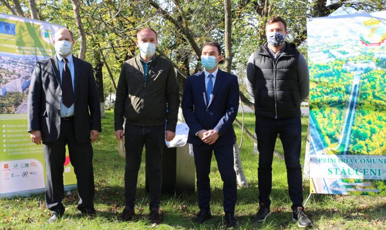 La Stăuceni a fost plantată Aleea Convenției Primarilor pentru Climă și Energie